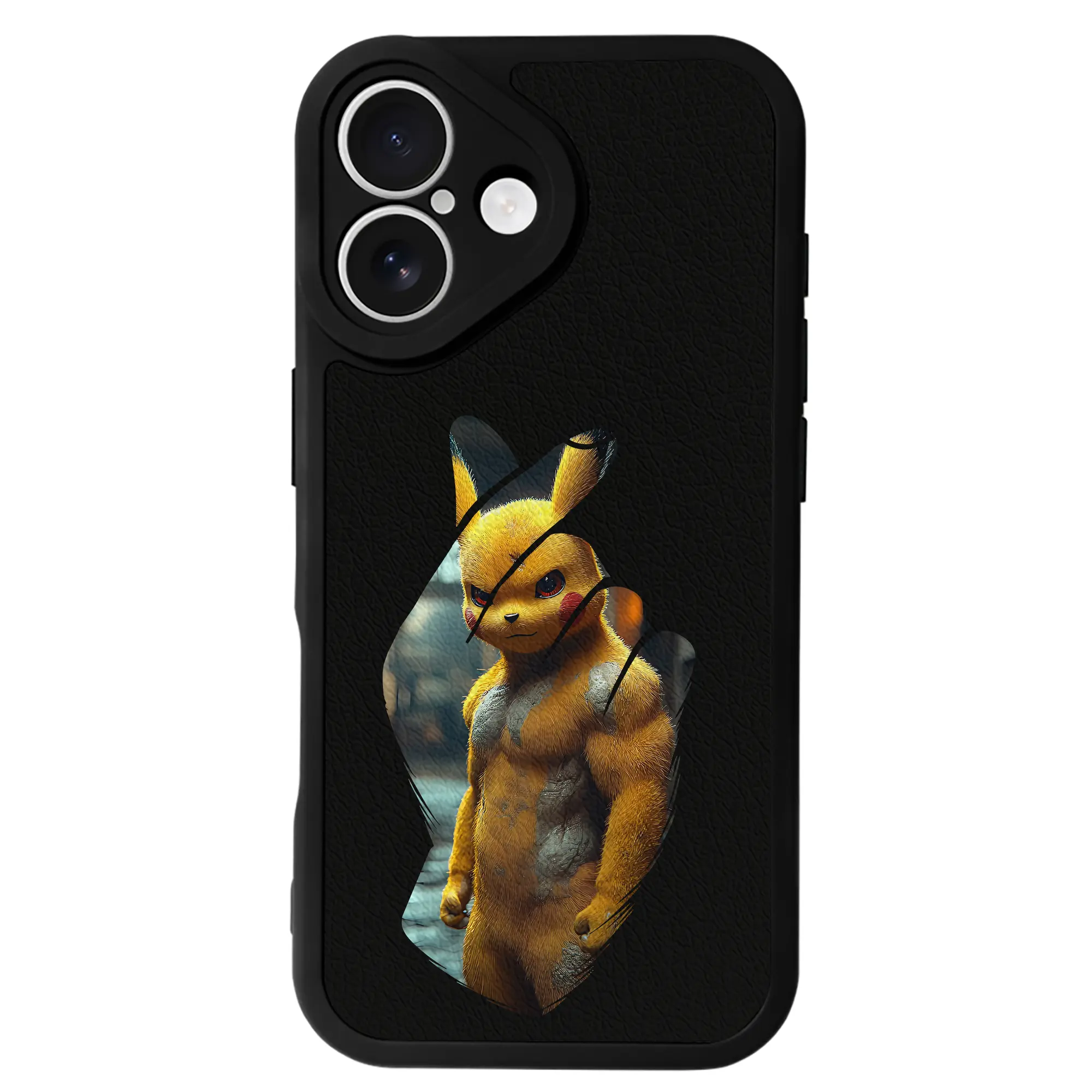 ポケモン グッズ,ピカチュウ - IPhone 16シリーズ対応 ・ シリコンスマホケース ・ レザー調 ・ 高精度フィット ・ 耐衝撃 ・ ワイヤレス充電対応 ・ 精密カット